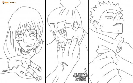 Jujutsu Kaisen coloring pages - Free coloring pages