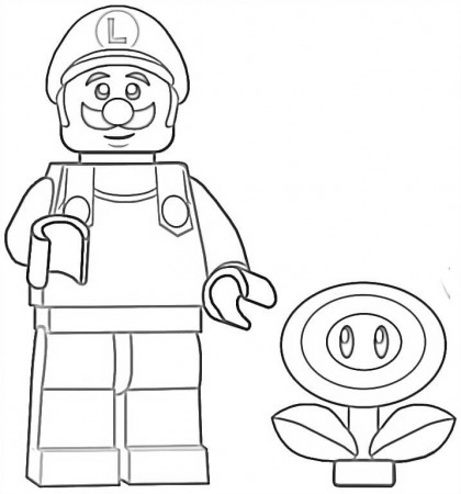 Lego Tanooki Mario Coloring Page - Free Printable Coloring Pages for Kids