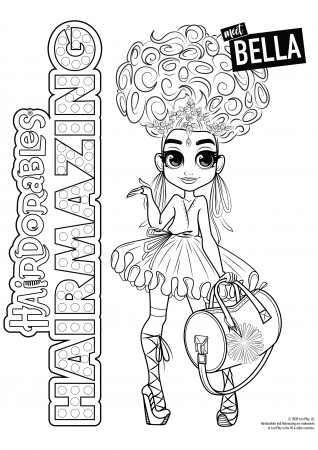 Hairdorables Hairmazing coloring pages - YouLoveIt.com