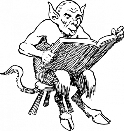 Satan Lucifer Book - Free vector graphic on Pixabay