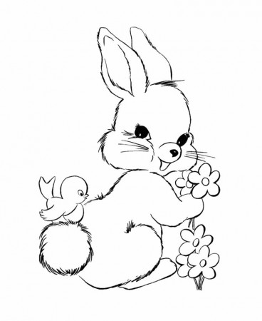 Cute Bunny Coloring Pages For Kids Activity - Free Coloring Sheets | Bunny  coloring pages, Bunny coloring page, Easter coloring pages