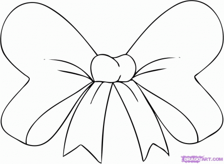 Draw a Hair Bow, Step by Step, Drawing Sheets, Added by Dawn, July 