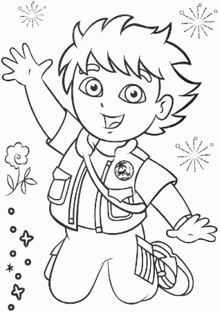 Ø¬ÙØ®. Ø¯ÙØ±Ø§ | Go diego go, Coloring ...