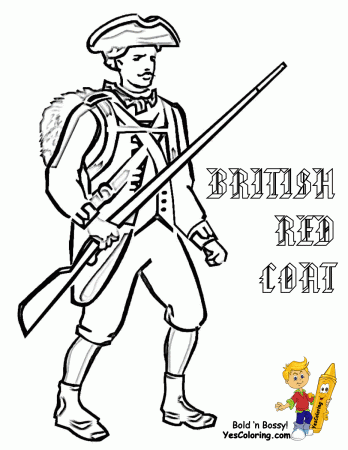 Historic Army Coloring Page | Military | Army Picture| Civil War ...