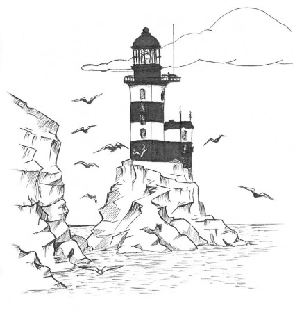 Lighthouse Coloring Page 28366, - Bestofcoloring.com