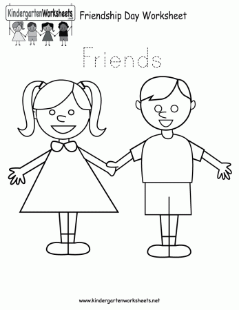 friendship day coloring pages | Only Coloring Pages