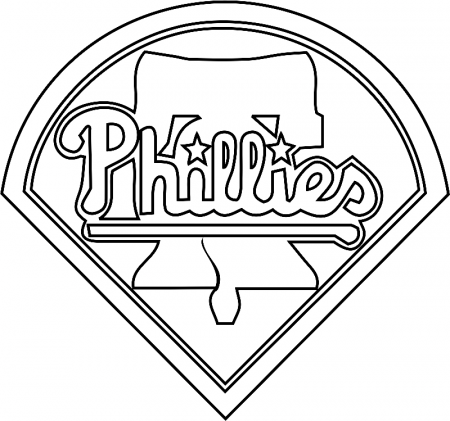 Philadelphia Phillies Logo Coloring Pages - MLB Coloring Pages - Coloring  Pages For Kids And Adults