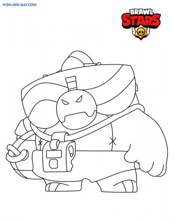 Coloriages Brawl Stars. Imprimer 350 ...