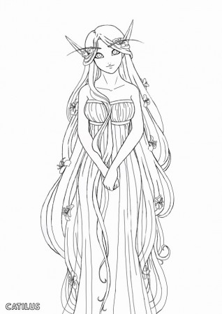 OC] [ART] Oriel Dawnsinger, Elf ...