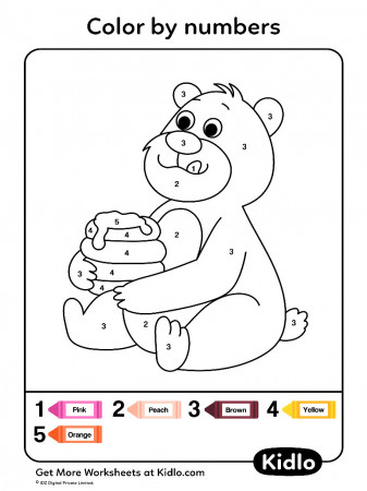 Numbers - Coloring Pages Worksheet #58 ...