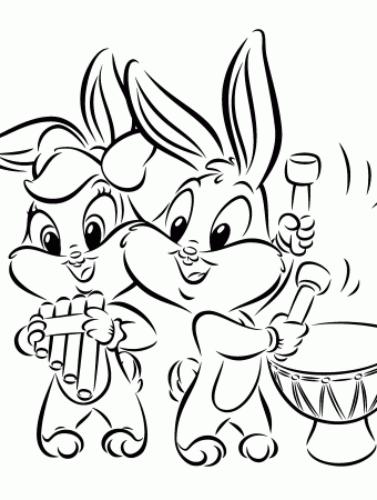 Baby Looney Tunes Coloring Pages For Kids | Cartoon Coloring pages ...