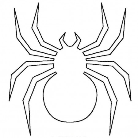 Black And White Spider Coloring Page - Coloring Pages For All Ages