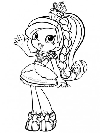 Jessicake Shopkins Shoppies Coloring Page - Free Printable Coloring Pages  for Kids