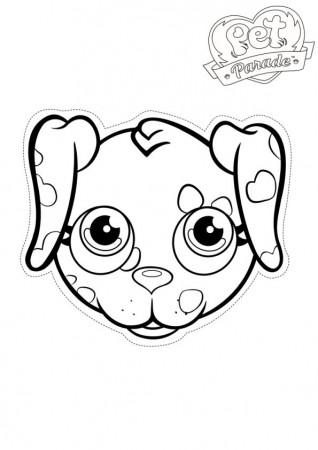 Kids-n-fun.com | Crafts Pet Parade masks Dalmatian