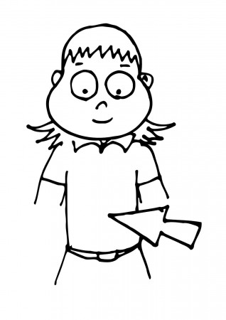 Coloring Page stomach - free printable coloring pages