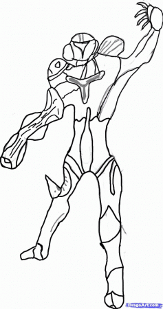 Metroid Samus Colouring Pages Page 2 291790 Samus Coloring Pages