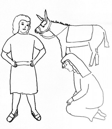 Bible Story Coloring Page for David and Abigail | Free Bible 