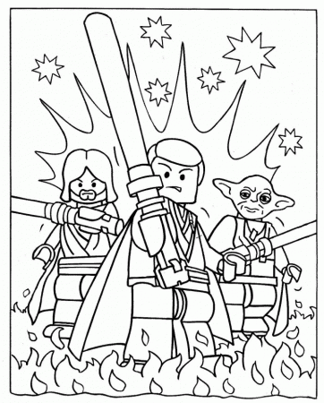 Luke Skywalker Coloring Pages Printable | 99coloring.com