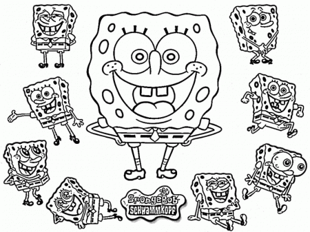 Cute Baby Spongebob And Patrick Coloring Pages | Best Cartoon 