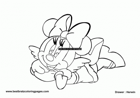 Minnie Mouse Christmas Coloring Pages Minnie Mouse Christmas 