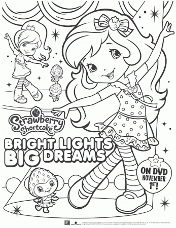 Strawberry Shortcake Coloring Pages Strawberry Shortcake Bright 