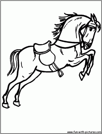 Race Horse Coloring Pages | 99coloring.com