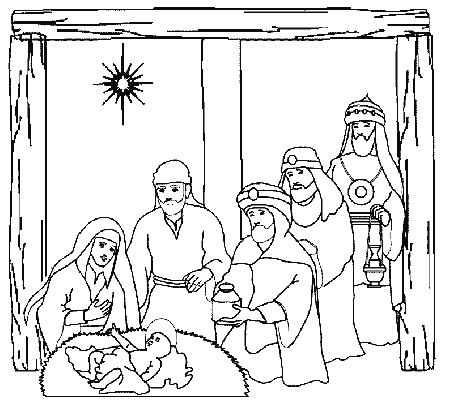 Three Wise Men: Three Wise Men Coloring Pages