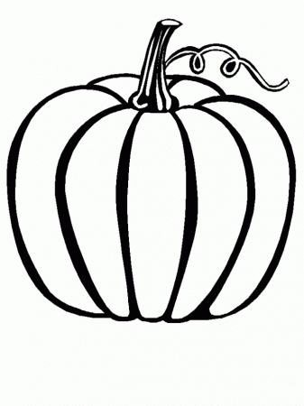 Pumpkin Field Coloring Pages