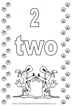 Number 2 coloring page2 | Coloring Pages