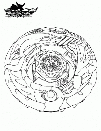 Beyss Leviathan Beyblade Coloring Page