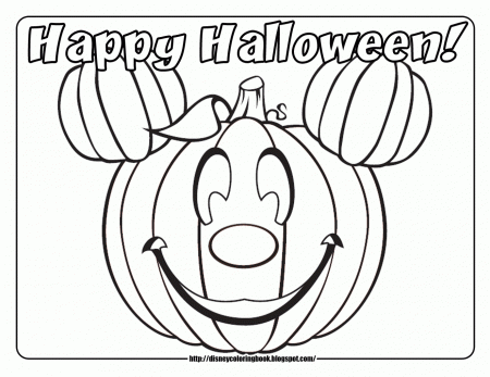 Amazing of Latest Halloween Coloring Pages For Kindergart #51