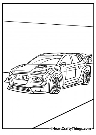 Printable Super Cars Coloring Pages (Updated 2022)