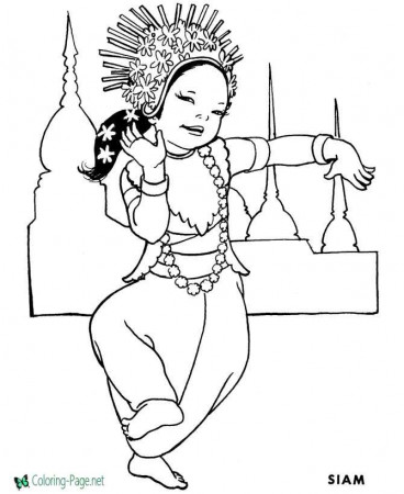 Girls around the World - Coloring Pages for Girls