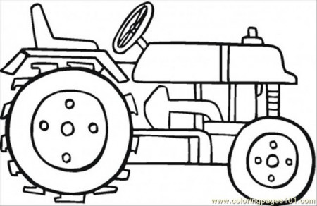 Modern Tractor Coloring Page Coloring Page for Kids - Free Land Transport  Printable Coloring Pages Online for Kids - ColoringPages101.com | Coloring  Pages for Kids
