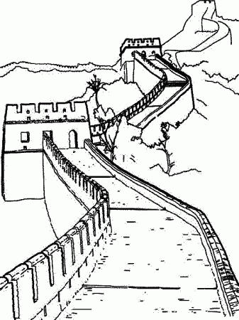 Monuments free to color for kids - Famous Monuments Kids Coloring Pages