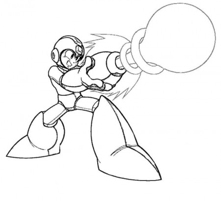 Mega Man Coloring Pages - Free Printable Coloring Pages for Kids
