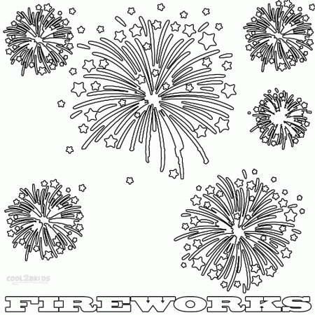 Firework coloring page | www.veupropia.org