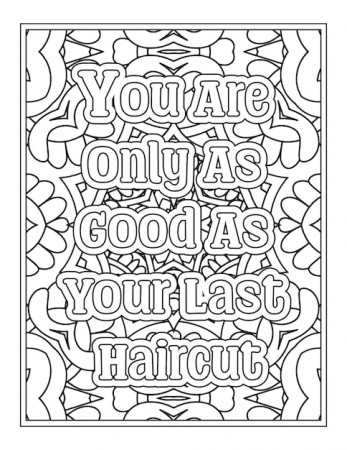 Premium Vector | Good vibe quotes coloring pages for kdp coloring pages