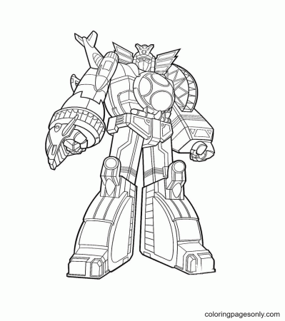 Power Ranger Megazord Coloring Pages - Power Rangers Coloring Pages - Coloring  Pages For Kids And Adults