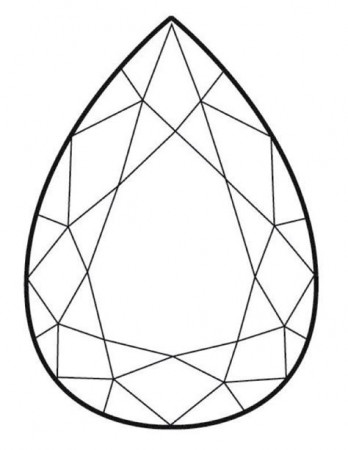 Gemstones Colouring Pages - Free Colouring Pages