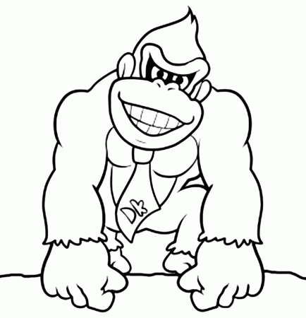 Donkey Kong Coloring Pages - Best Coloring Pages For Kids