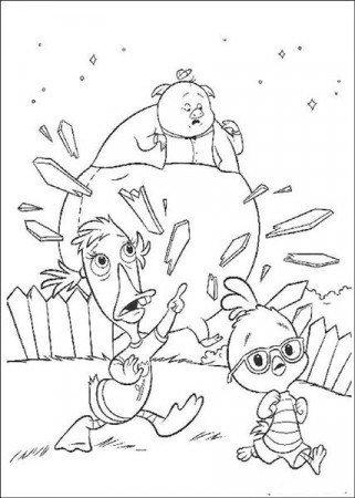 Chicken Little Coloring Pages