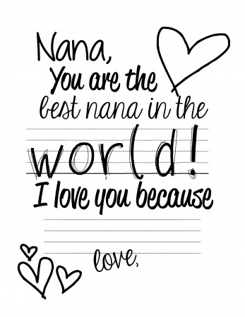 Nana Printables - Printable Word Searches
