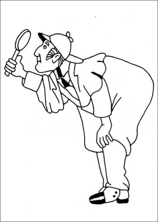 Sherlock Holmes to Print Coloring Page - Free Printable Coloring Pages for  Kids