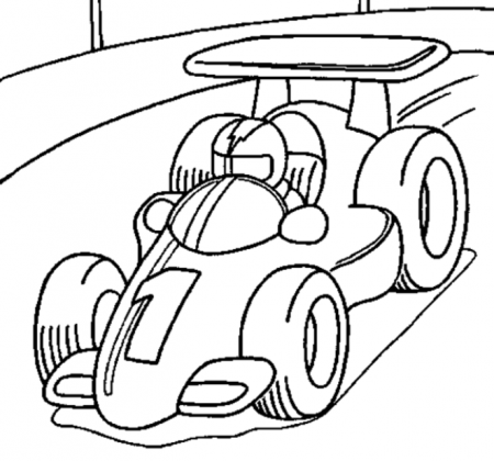 Race Cars Coloring Pages - GetColoringPages.com