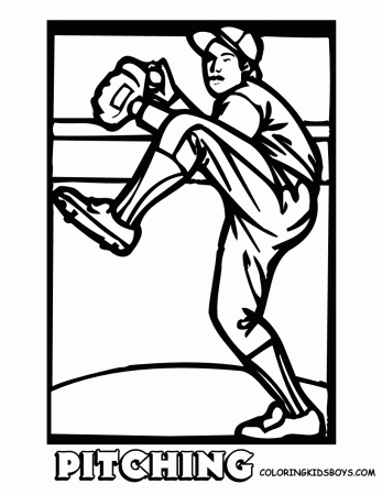 softball coloring pages - Clip Art Library