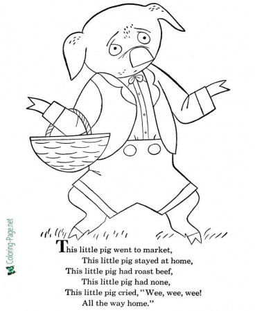 Nursery Rhymes - Nursery Rhyme Coloring Pages