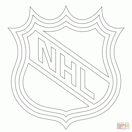 Sports coloring pages, Nhl logos, Nhl