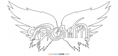 Aerosmith coloring page