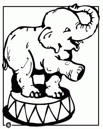 Elephant coloring page - Animals Town - animals color sheet ...